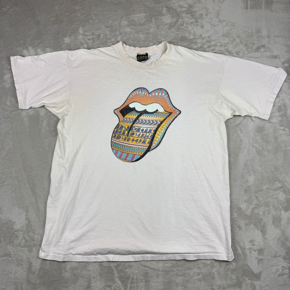 VTG The Rolling Stones T-Shirt Men XL Bridges to Babylon Single Stitch 1997 Y2K